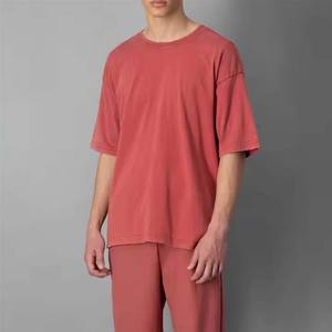 Ensemble de t-shirts 100% coton pour hommes, tissu tricoté léger et respirant, ensemble de vêtements d'été décontractés à manches courtes, vêtements de tous les jours RTS - Product Image 6