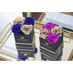 Lennox <b>Small</b> Square <b>Gift</b> <b>Box</b> in Royal Gold for Graduation Day - Product Image 4