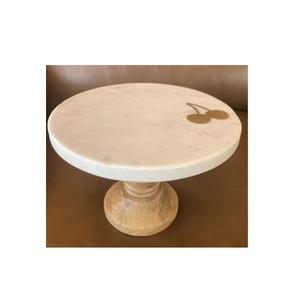 Mesa de desgaste para fiesta de boda en casa, decorar los mejores suministros, nuevo diseño de lujo, forma redonda rectangular para comida casera, soporte para pastel de mármol - Product Image 1