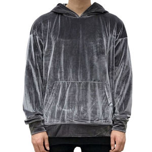 Sudadera con Capucha de Terciopelo para Hombre, Manga Larga, Suave y Cálida, Sudadera con Capucha Informal para Invierno, Ropa de Calle, con Bolsillo Tipo Canguro - Product Image 2