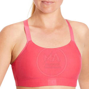 Respirant femmes soutien-gorge de gymnastique Design Unique femmes soutien-gorge de gymnastique séchage rapide sans manches couleur unie femmes soutien-gorge de gymnastique - Product Image 2