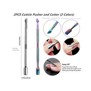 Empujador de Cutículas Cuadrado Ligero de Acero Inoxidable Premium Pro para Manicura - Cuidado de Uñas de Precisión, Reutilizable, Duradero, con Logotipo Personalizado - Product Image 6