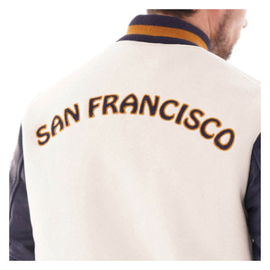Chaqueta universitaria con logotipo personalizado de la mejor calidad al por mayor, estilo callejero, de gran tamaño y transpirable para invierno, servicio OEM disponible - Product Image 6