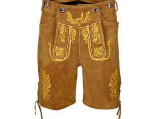 Custom Trachten lederhose Bavarian Pants Custom Lederhosen Real leather short - Product Image 1