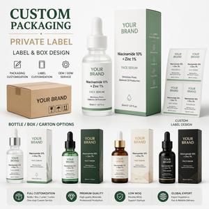 Suero Facial de Niacinamida al 10% y Zinc al 1% de Marca Privada OEM, Suero para el Cuidado de la Piel que Ilumina, Reduce los Poros y Controla la Grasa - Product Image 1