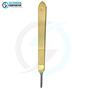 Mango de Bisturí Manual Duradero de Acero Inoxidable, Herramienta Médica con Certificación CE para Procedimientos de Corte Quirúrgico, Hospitales y Clínicas - Product Image 5