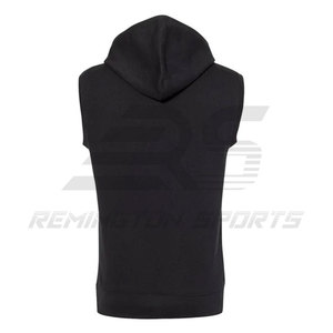 Vente en gros Vêtements de sport d'entraînement sans manches pour hommes, sweats à capuche de fitness pour hommes, sweats à capuche de gym pour hommes - Product Image 6