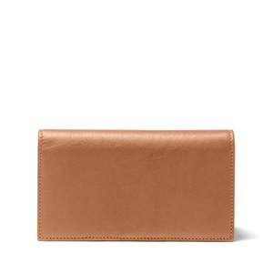 Portefeuille RFID à deux volets en cuir véritable unisexe de haute qualité couverture de chéquier longue longueur - Product Image 5