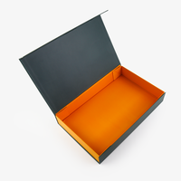 Emballage de luxe pour vêtements, boîte en carton gris pour parfums, emballage de bijoux, boîtes en carton pliables, boîte en papier