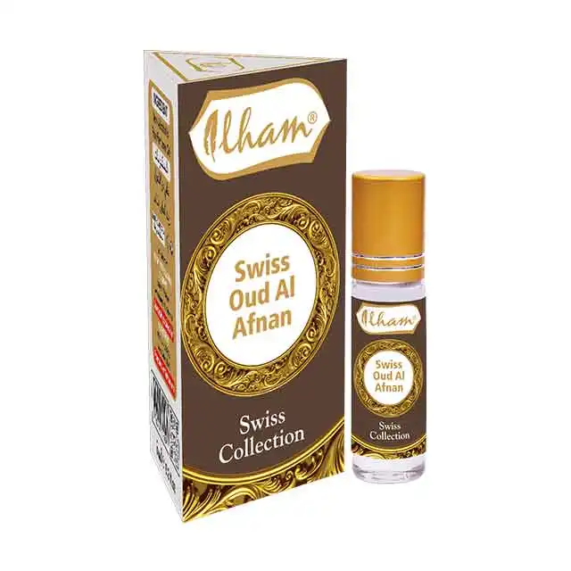 น้ำหอมกลิ่น Ilham Oud Al afnan Swiss Collection ขนาด6มล. (ไม่มีแอลกอฮอล์และใช้งานได้ยาวนาน)