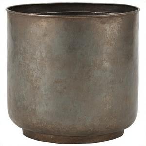 CelestialPot, maceta plateada brillante con patas inspiradas en mediados de siglo, maceta de Metal antiguo para jardín doméstico para uso decorativo - Product Image 6