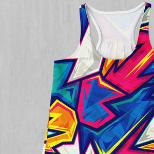 Camiseta sin mangas de verano para mujer, camisetas sin mangas acanaladas de punto ajustadas informales para mujer, camiseta sin mangas de sublimación de poliéster 100% - Product Image 6