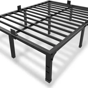 TRIHO THF-1304 Vietnam Supplier Modern King Cal Iron Bed With Support Slat Foundation Steel bed frame
