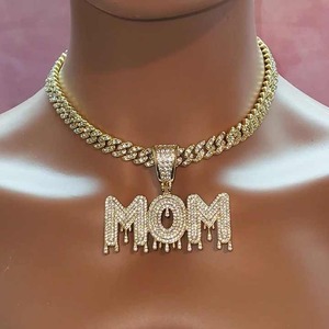 Pendentif Hip Hop personnalisé en moissanite en argent sterling, style Iced Out, pendentif élégant et brillant, bijoux streetwear tendance pour hommes et femmes - Product Image 1