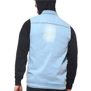 Chaqueta de Mezclilla para Hombre Transpirable Hecha con Material de Alta Calidad, Chaqueta de Mezclilla para Hombre Más Vendida para Adultos - Product Image 4