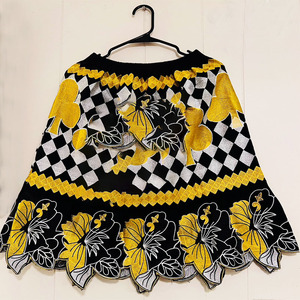 กระโปรงฮาวายยาวมินิแมกซี่ปักลายดอกไม้สไตล์ชนเผ่าของผู้หญิง - Product Image 1