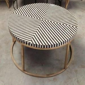 Mesa de centro con incrustaciones de hueso sólido nórdico moderno, decoración del hogar, sala de estar en línea, comedor, cocina, uso de Material plástico, bajo MOQ para dormitorio - Product Image 3