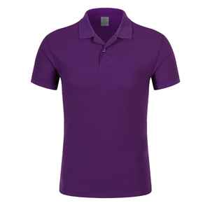 เสื้อโปโลสำหรับผู้ชายเสื้อโปโลผ้าคอตตอนโพลีเอสเตอร์แขนสั้นผ้า100% สำหรับใส่ตีกอล์ฟ - Product Image 2