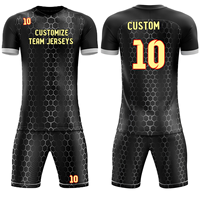 Tenues de football personnalisées 2026 pour hommes – Maillots respirants 100 % polyester, couleurs unies variées, pour arbitres