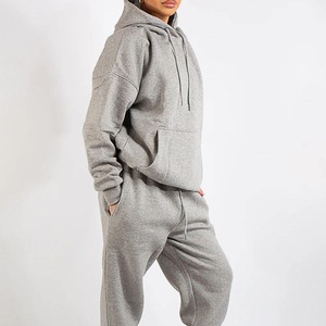 Survêtements de sport en coton pour femmes Nouveau design Pull à capuche et pantalon de jogging pour ensemble de yoga d'hiver - Product Image 4