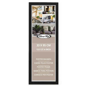 Set of 3 Modern A2/A4 Photo Frames 33 X 95 cm Black <b>Poster</b> Frames Square Silver Metal Picture Frames Made Wood Alloy Aluminium - Product Image 2