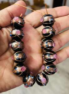 ลูกปัดแก้วทรงกลม16มม. (8นิ้ว) เครื่องประดับเค้กแต่งงานมีหลายสี - Product Image 5