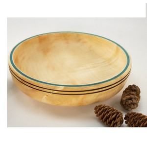 Ensaladera para el hogar Hotel Restaurante hecho de madera de mango Ensalada Redonda Europea Frutero Decoración del hogar Cuenco de regalo de madera natural - Product Image 5