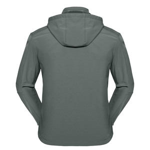 Veste softshell coupe-vent et imperméable personnalisée pour hommes avec logo Doudoune tactique coupe-vent avec fermeture à glissière - Product Image 2
