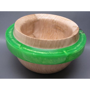 Best Selling Round Shape Wooden and Resin Kitchenware <b>Food</b> Serving Bowl Trending Design <b>Food</b> <b>Server</b> Ware Bowls - Product Image 6