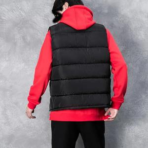 Chaqueta de chaleco para hombre, chaquetas cálidas sin mangas, abrigo impermeable de invierno con cremallera, chaleco informal con cuello levantado de otoño, ropa de marca - Product Image 2