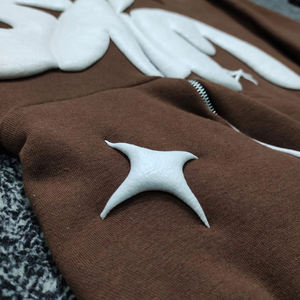 Sweats à capuche légers pour hommes avec impression en relief, articles les plus vendus, tendance, prix de gros, sweats à capuche avec impression en relief avec logo personnalisé - Product Image 6