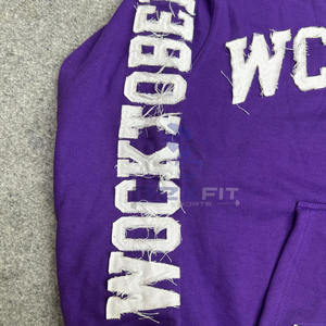 Haut fabricant client le plus demandé fermeture éclair sweat à capuche bouffée imprimé fabriqué en usine pas cher prix sweats à capuche hommes sweats à capuche - Product Image 3