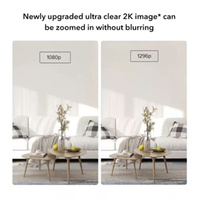 Orignal kamera MI Smart 2K 1296P Full HD, pengawasan keamanan penglihatan malam inframerah sudut lebar WiFi CCTV kamera MINI APP