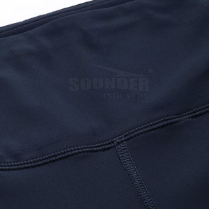 Legging taille mi-haute élastique pour femme, le plus vendu, vêtement de fitness personnalisé à motif uni, respirant et à séchage rapide, directement de l'usine - Product Image 4