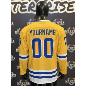 Best Price Fan Jersey Quick Dry <b>Long</b> <b>Sleeve</b> Training Sportswear Customizable Team Sublimation Printing Logo Ice Hockey Jersey - Product Image 2