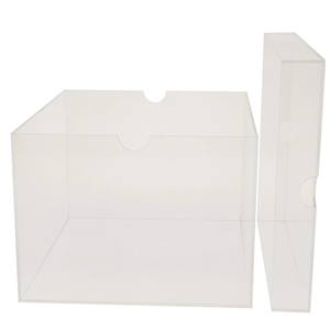 Clear Rectangle <b>PET</b> Plastic Stackable <b>Containers</b> Lid Eco-Friendly <b>Food</b> <b>Storage</b> Box Custom Design Logo Vietnam Origin OPEN Mold - Product Image 3