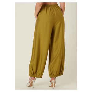 Pantalon ample pour femme en viscose d'été italienne sur mesure avec poches élastiques différentes couleurs disponibles - Product Image 4