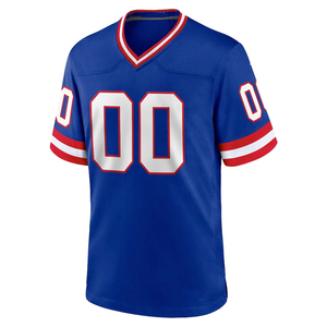 Camiseta de fútbol americano para hombre, gran oferta, impresión sublimada personalizada con logotipo de diseño de bordado a la moda, longitud de manga corta - Product Image 1