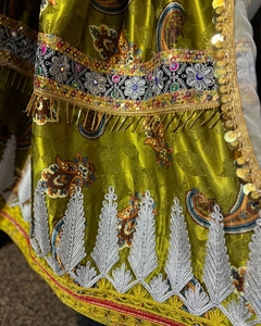 Vêtements afghans traditionnels pour femmes personnalisés du fabricant Salwar Kameez en soie élégante édition limitée 500 pièces à vendre - Product Image 2