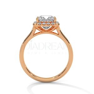 Venta caliente Compromiso Boda Unisex 925 Anillo de plata esterlina Leb Grown Diamond Jewelry Anillo de alta calidad - Product Image 6
