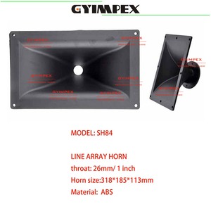 Unidad de Tweeter de 1 pulgada, 318*185*113mm, ABS, accesorio de bocina para altavoces de audio profesional. - Product Image 2