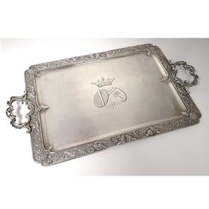 Rectangle en métal cuisson de fruits en acier inoxydable plateau de service alimentaire décoratif de haute qualité Vintage fait à la main avec utilisation rectangulaire - Product Image 2