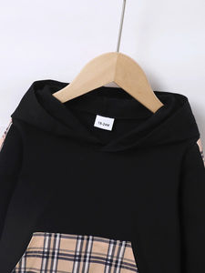 Venta al por mayor de ropa para niños y niñas personalizados niños con capucha y pantalones de chándal conjuntos de chándal - Product Image 6