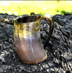 Tasses à boire Viking médiévales Buffalo, cadeau d'anniversaire, cadeaux de mari, cadeau de couples, cadeaux de Noël - Product Image 1