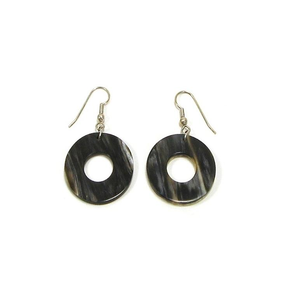 Pendientes de cuerno de búfalo individuales o a granel con joyería de moda de latón para mujer, mezcla étnica y contemporánea de glowin fashion - Product Image 6