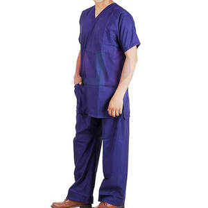 Conjunto de Uniforme Médico Profesional para Hombre, de Algodón, Transpirable, Ligero y Ecológico, para Uso Diario en Hospitales - Product Image 4