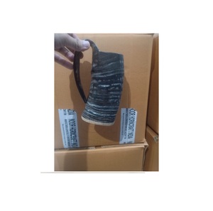 Taza de cuerno de Búfalo, taza grabada con logotipo personalizado, jarra con asa de cuerno, producto pulido seguro para el agua - Product Image 5