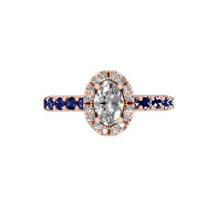 แหวนเพชรโมอิสสีเงิน925 VVS D โมอิสซาไนต์หรูหราชุบโรเดียมการหมั้นแหวนแต่งงานเครื่องประดับชั้นดีสำหรับผู้หญิง - Product Image 2