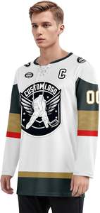 Factory Direct Custom Ice <b>Hockey</b> Jerseys Sublimated Breathable Durable Stretchable Jerseys for Team Practice & Official Matches - Product Image 5