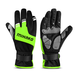 Gants de course de meilleure qualité, main longue avec sangle de fermeture, logo imprimé en tissu, écran tactile absorbant les chocs, compatibles avec le sport - Product Image 3